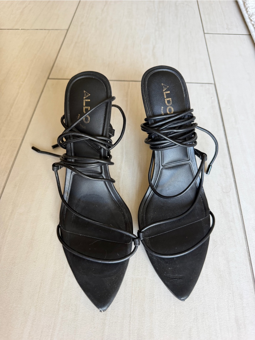 Aldo wrap heels
